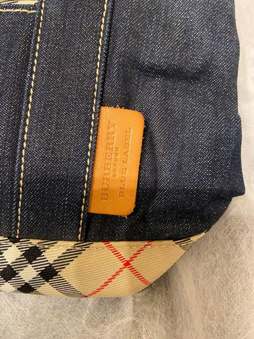 BURBERRY blue label デニムミニバッグ