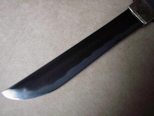 日本刀残欠マスターナイフNo.4 摂州住吉光 黒鞘