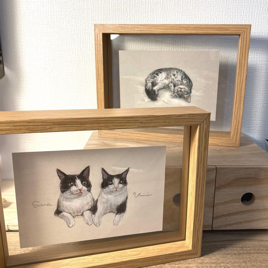 似顔絵　ペット　色鉛筆　うちの子　グッズ