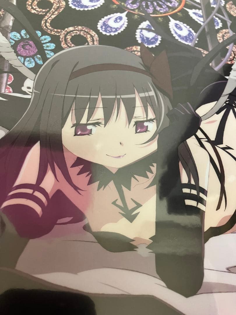 非売品】魔法少女まどかマギカ 悪魔ほむら 描き下ろし クリアポスター