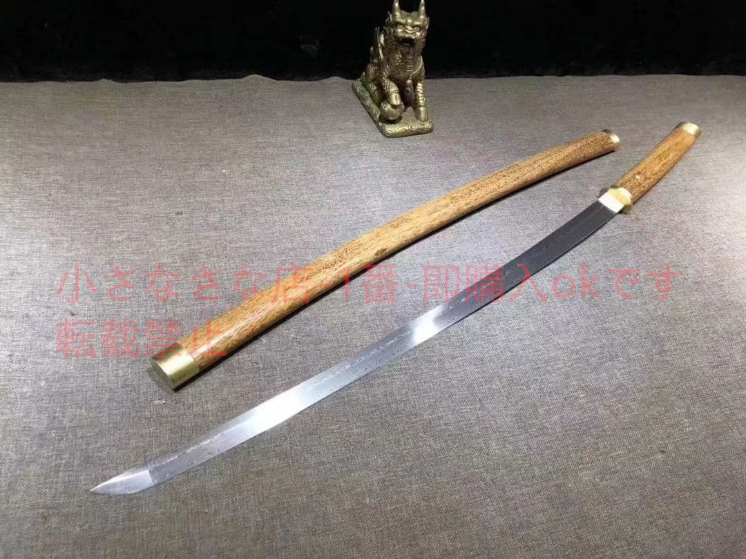 武具　刀装具　日本刀　模造刀　居合刀  幽冥鬼刃  銅装手羽先木侍刀 26寸