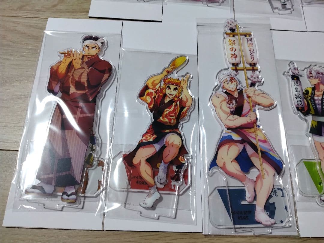 鬼滅の刃 阿波おどり2025 アクリルスタンド 全種類セット 阿波踊り アクスタ