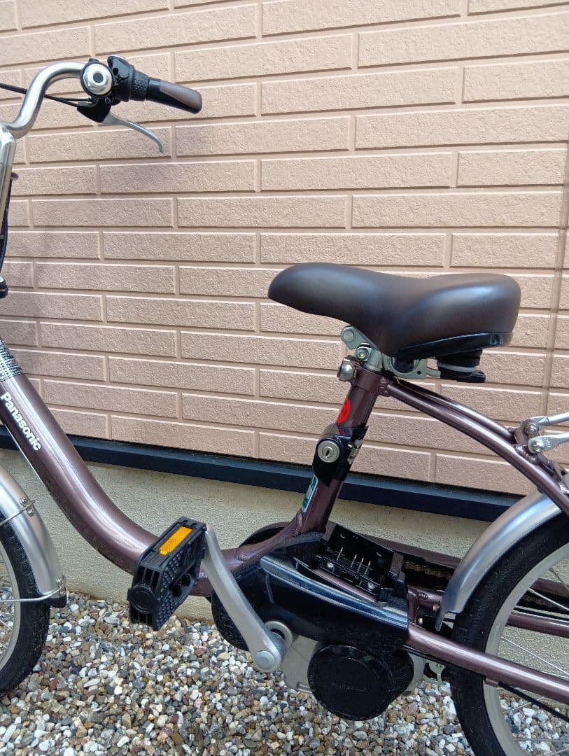 28　パナソニック　ビビL20押し歩き　電動アシスト自転車 シティタイプ