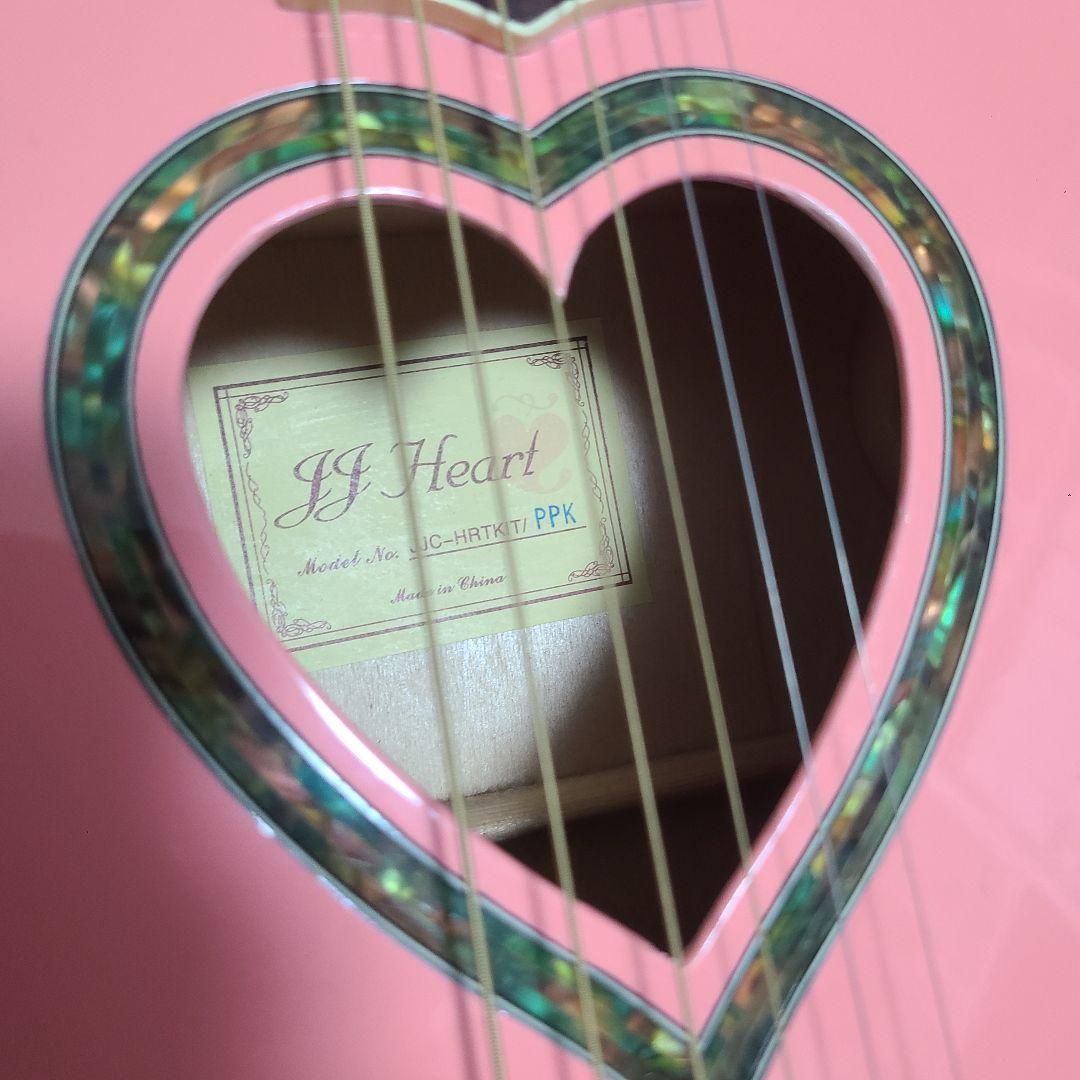 希少】JJ Heart アコースティックギター JJC-HRTKIT ピンク