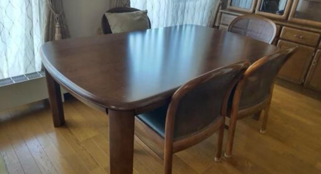 夢夢ダイニングテーブル 幅160cm 北欧風 アンティーク ビンテージ