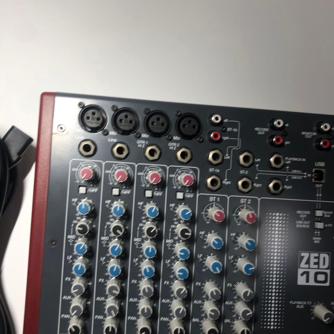 D109 ALLEN&HEATH ZED-10 アナログミキサー