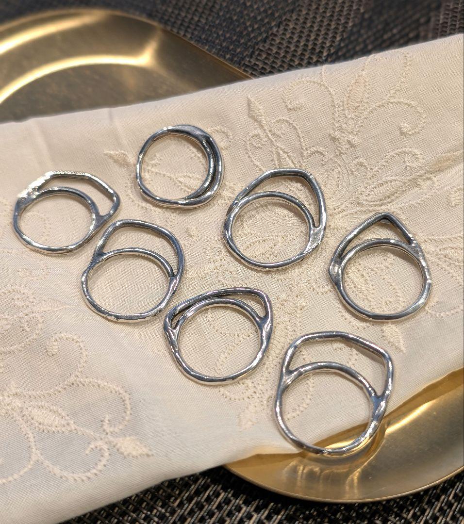 IOSSELIANI 8連リング CLASSIC COLLECTION Alba 8連リング（リング