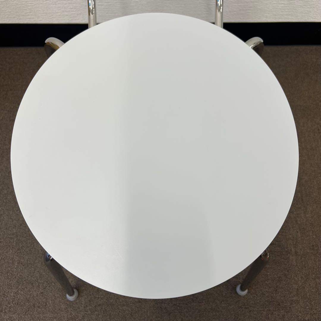 無印　椅子　スチールチェア　ライトグレー　北欧　エンツォ・マリ　マリオリナチェア