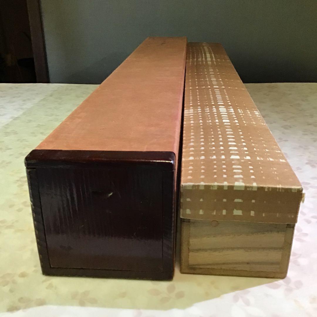 軸装ニ重箱￼ 寺田晴歓　真筆