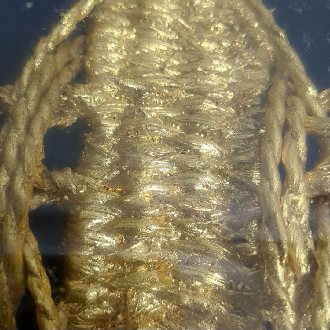 木箱入金のわらじ(純金箔)999.9 縁起物 純金 商売繁盛 学業向上 置物 金