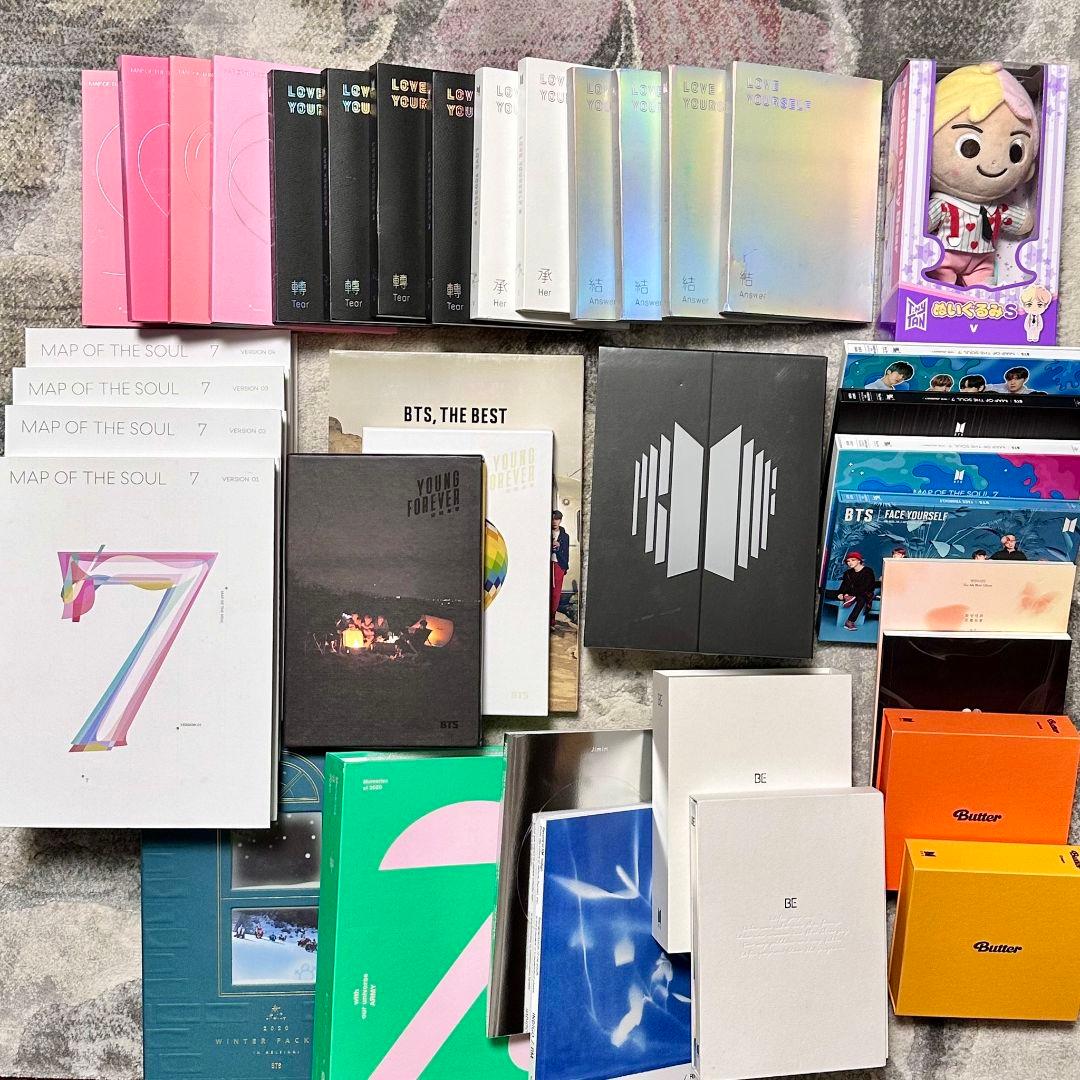 BTS DVDまとめ売り 抜けなし JIN サマパケ、ウィンパケ CD 「BTS」CD