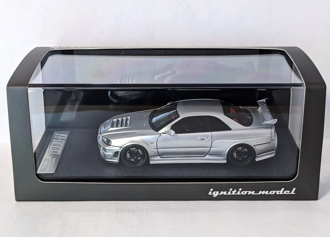 イグニッションモデル 1/43 ニスモ R34 GT-R Z-tune シルバー