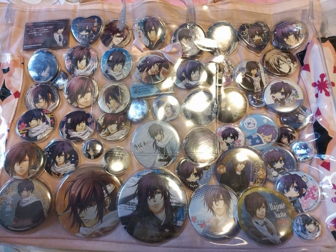 薄桜鬼 斎藤一 痛バ缶バッチ④ - メルカリ