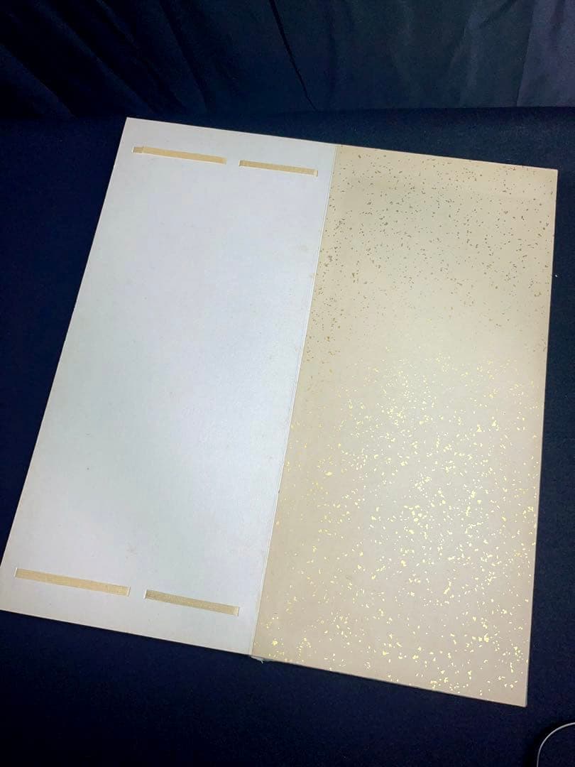 和紙 金箔 短冊 短冊帖 古筆手鑑 古裂装幀美術品 山水画 人物画 水墨画