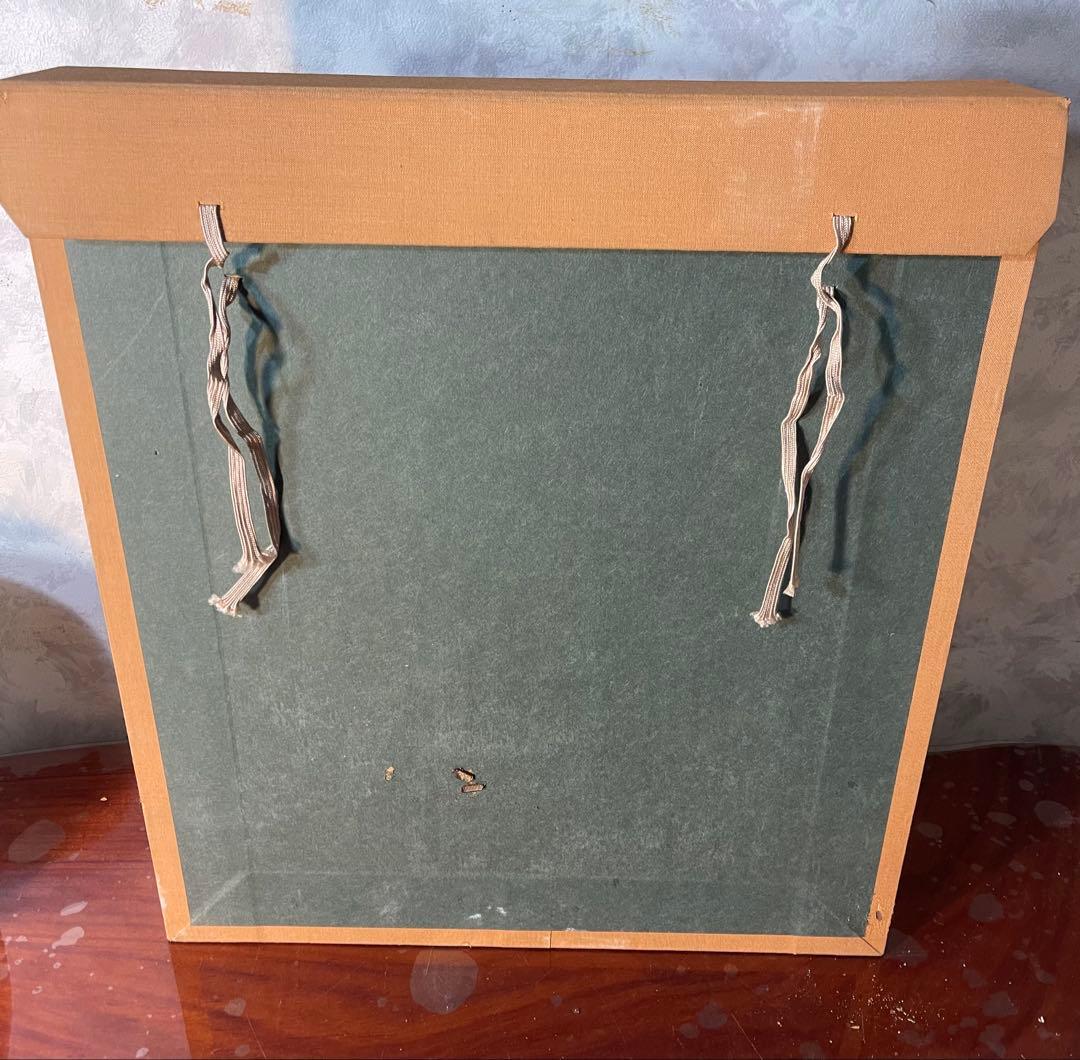 竹尾文夫　『水仙』油彩画 フレーム付き