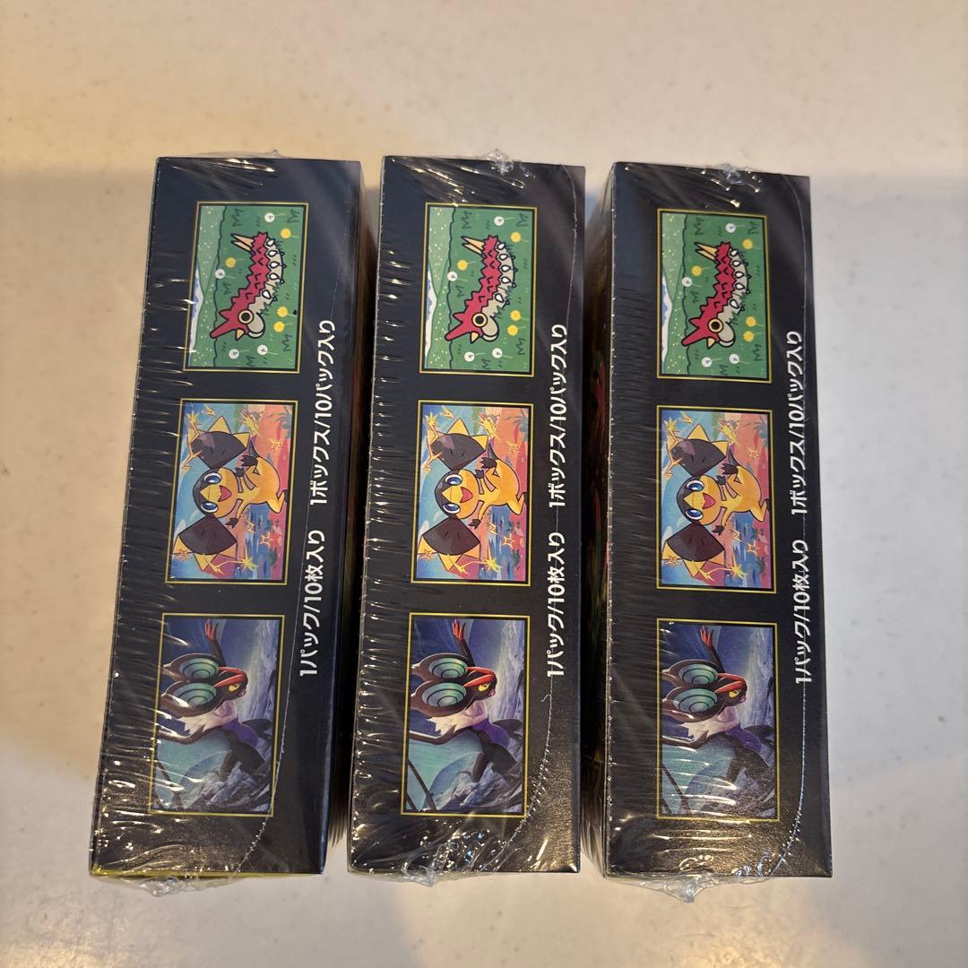 ポケモンカードゲームのMEGAドリームEXボックス、3個