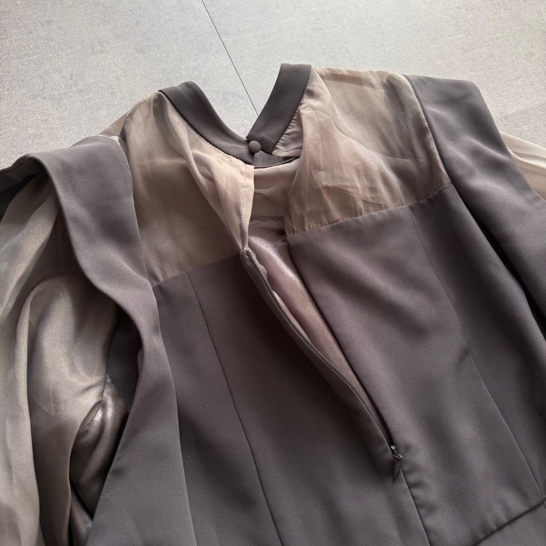 ルイルエ スリットスリーブ ペプラムトップス セットアップ 結婚式 オケージョン