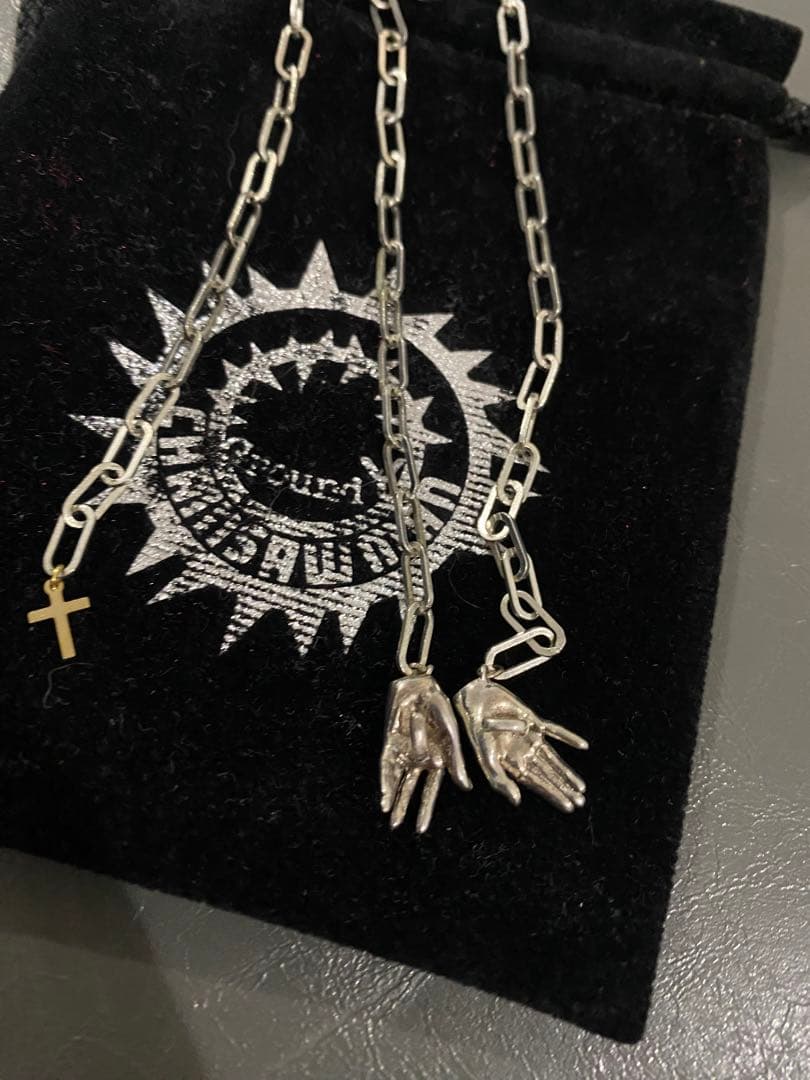 未使用Ground Y チェンソーマンコラボ マキマの手ネックレス シルバー