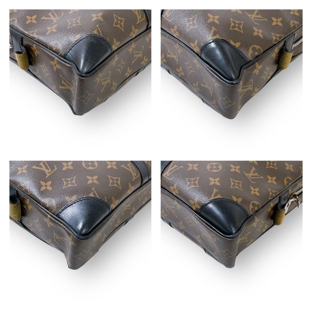 ルイヴィトン　モノグラムマカサー　2way ドキュマンヴォワヤージュ　バッグ