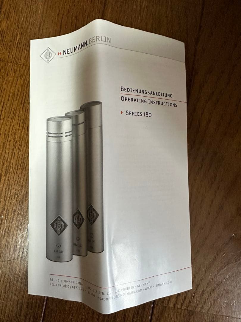 Neumann KM 184 コンデンサーマイク 2本セット