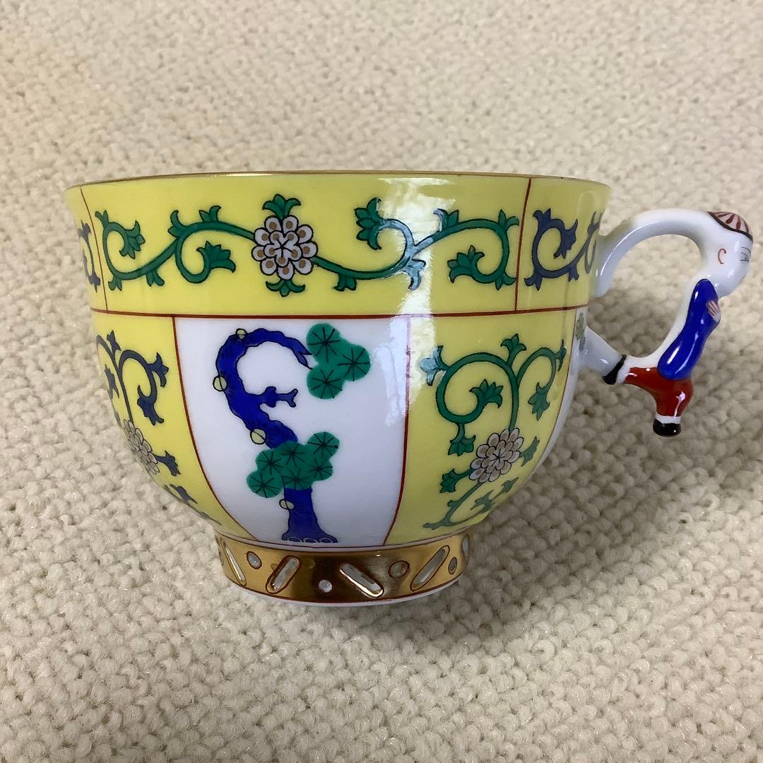 ヘレンド　シノワズリ　西安の黄　ラージカップ　ソーサー