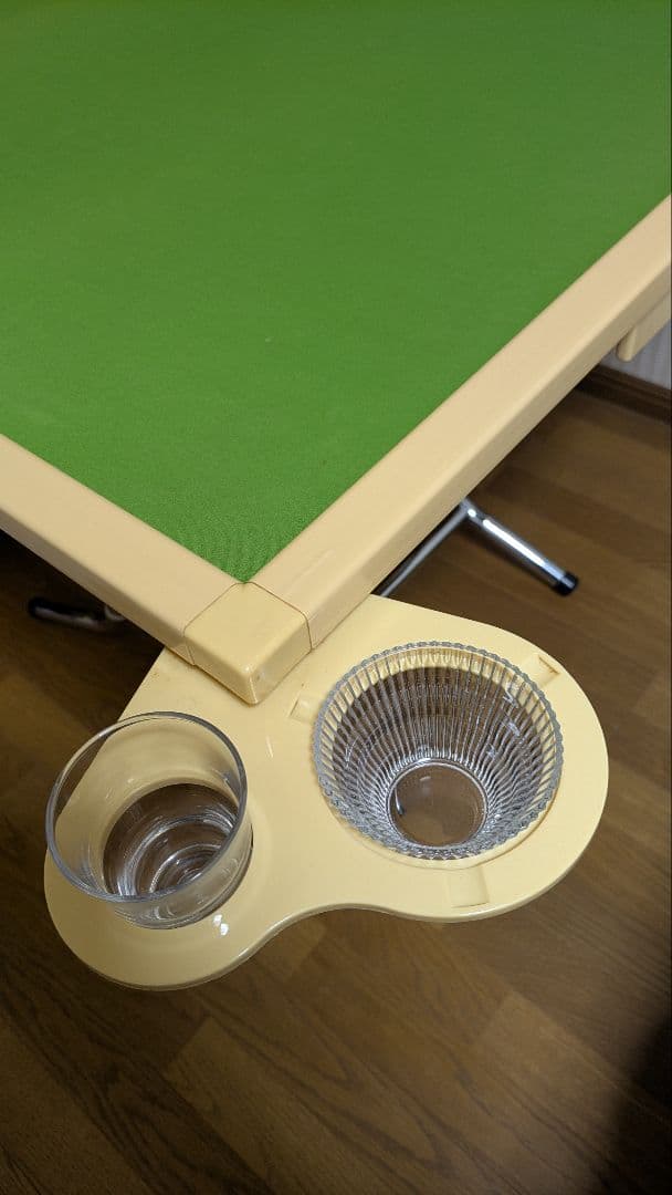 折りたたみ式麻雀台(手積み)ダイニングテーブル 約90cm x 90cm＋麻雀牌