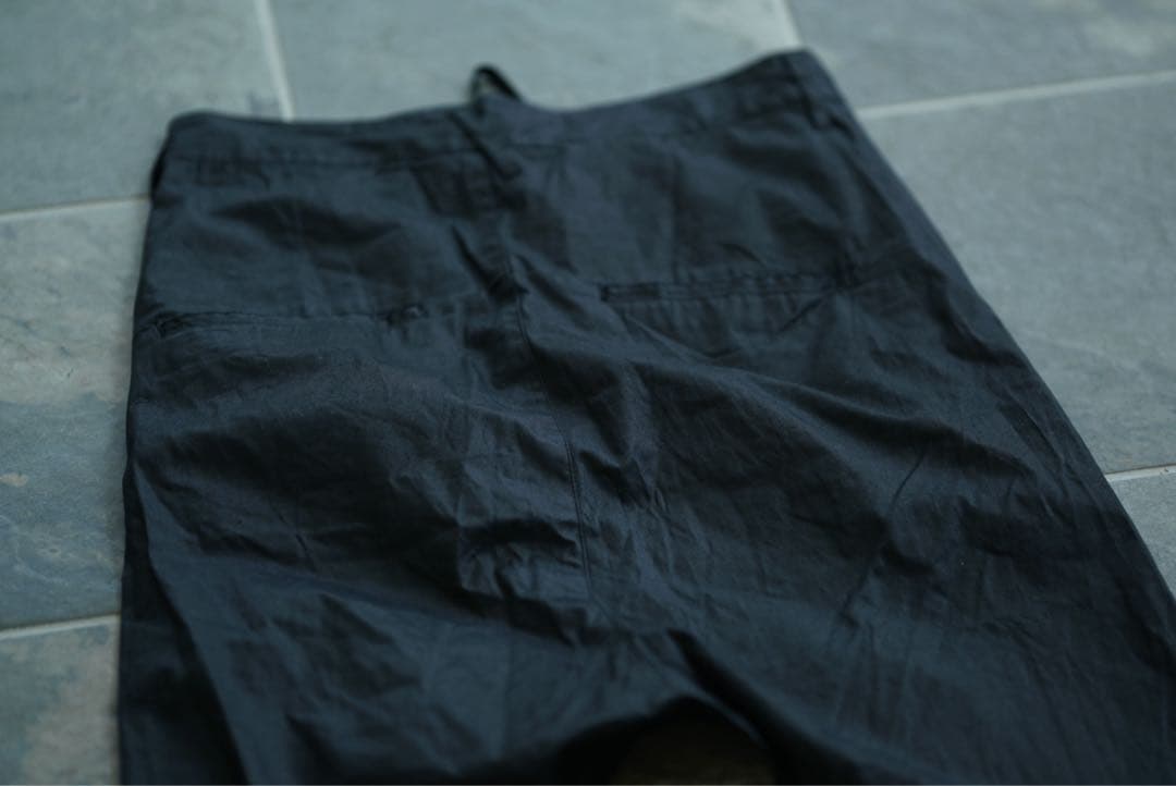 LGB ルグランブルー ジップデザイン パンツ サルエル ブラック - メルカリ