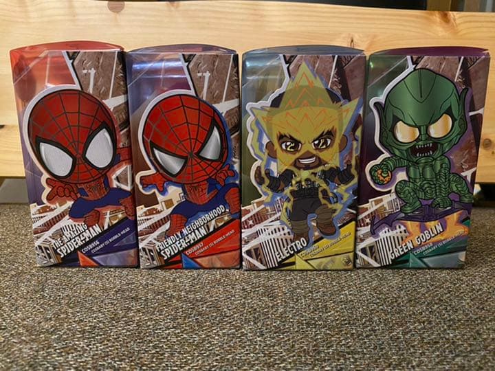 4点セット スパイダーマン コスベイビー ホットトイズ ゴブ