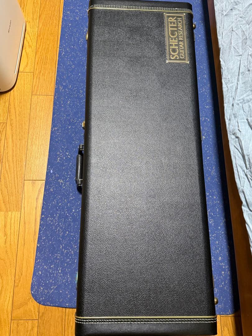 ギター SCHECTER EX-V CTM/FRT BKAQ