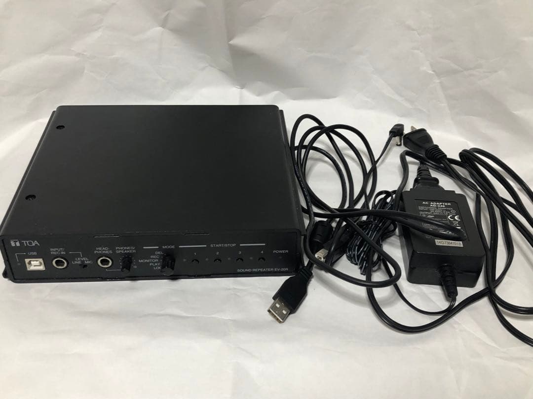 TOA EV-20R サウンドリピーター メロディクス構成品 アンプ 説明書