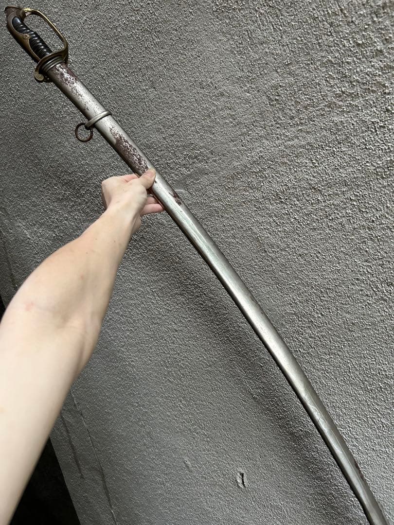 特大　指揮刀　サーベル　日本軍　模造刀　模擬刀　軍装品　短剣　全長112.5cm