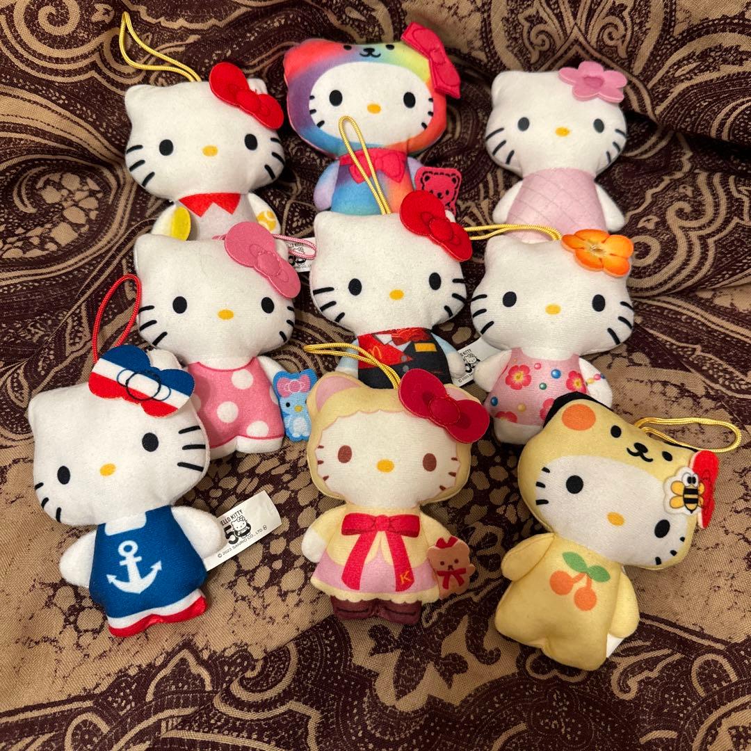 ハローキティ ぬいぐるみ 9体セット