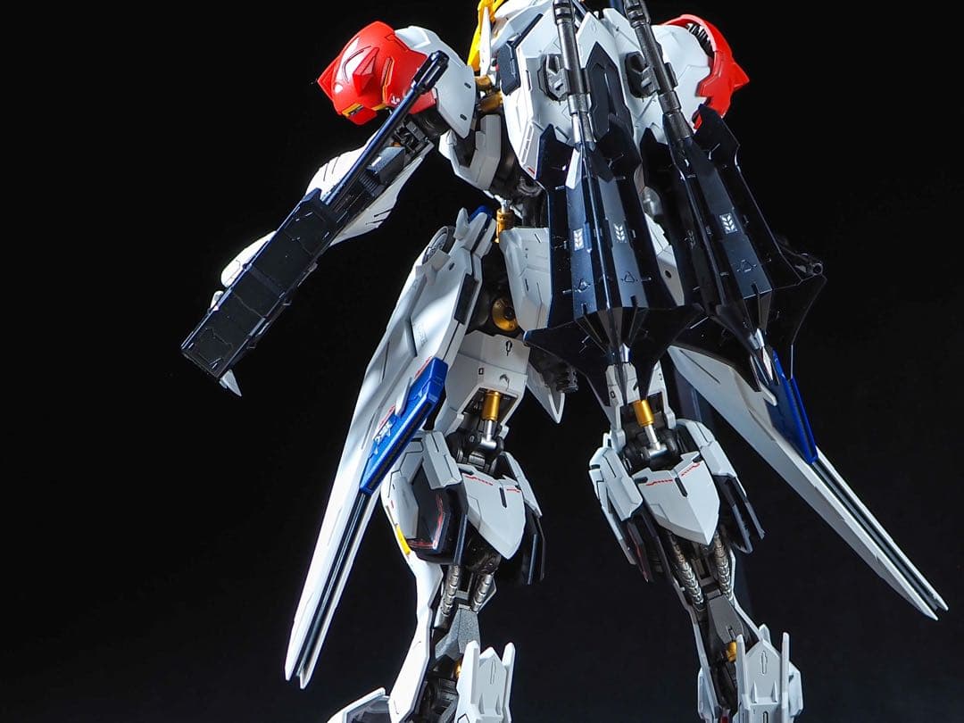 mg ガンダムバルバトスルプス 全塗装 完成品 パイロット塗装 ラスト