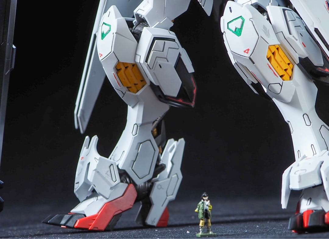 mg ガンダムバルバトスルプス 全塗装 完成品 パイロット塗装 ラスト