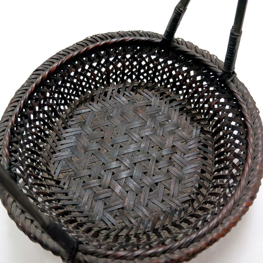 M13 早川尚古斎 提梁式手籠 細密細工 茶籠 ma の