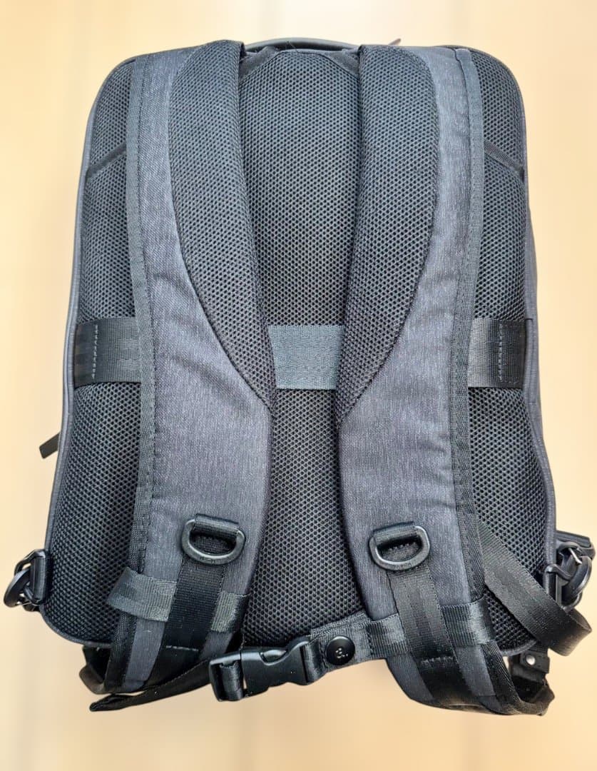 エース ガジェタブル ヘザー 耐水加工ビジネスバック ポケット多数