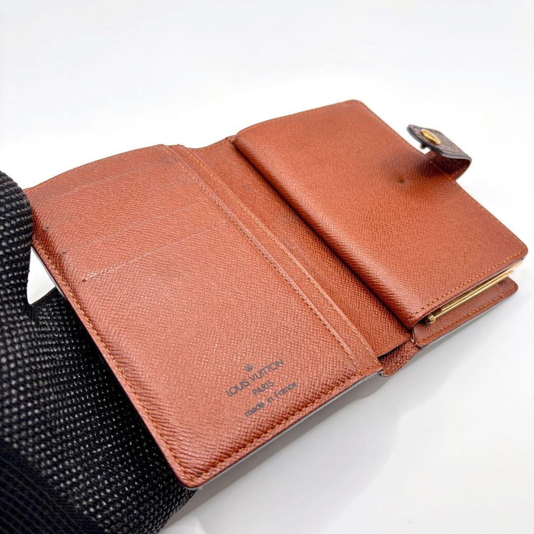 ルイヴィトン モノグラム ポルトフォイユ ヴィエノワ がま口 二つ折り