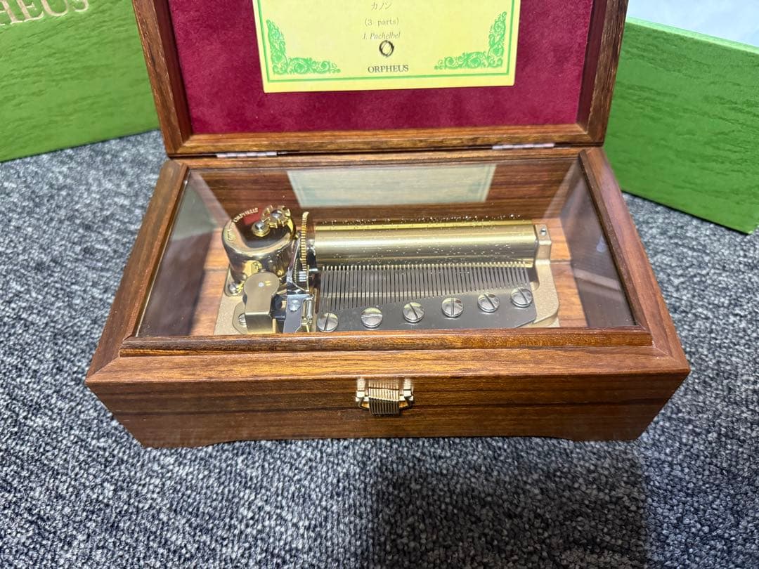 【極美品】 ORPHEUS オルゴール カノン 50弁 オルフェウス