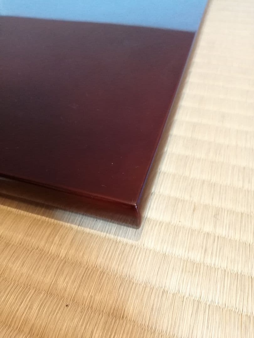 【茶道具】乾老舗造　 溜蝋色塗炉長板　藪内流　長板81