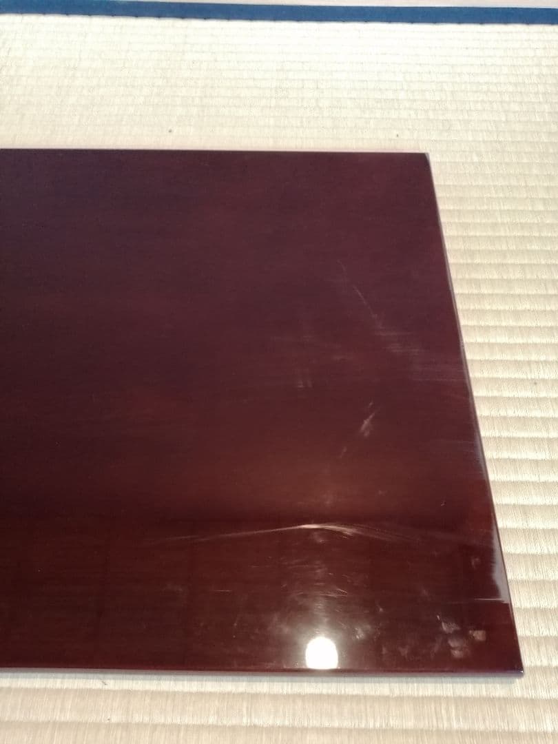 【茶道具】乾老舗造　 溜蝋色塗炉長板　藪内流　長板81