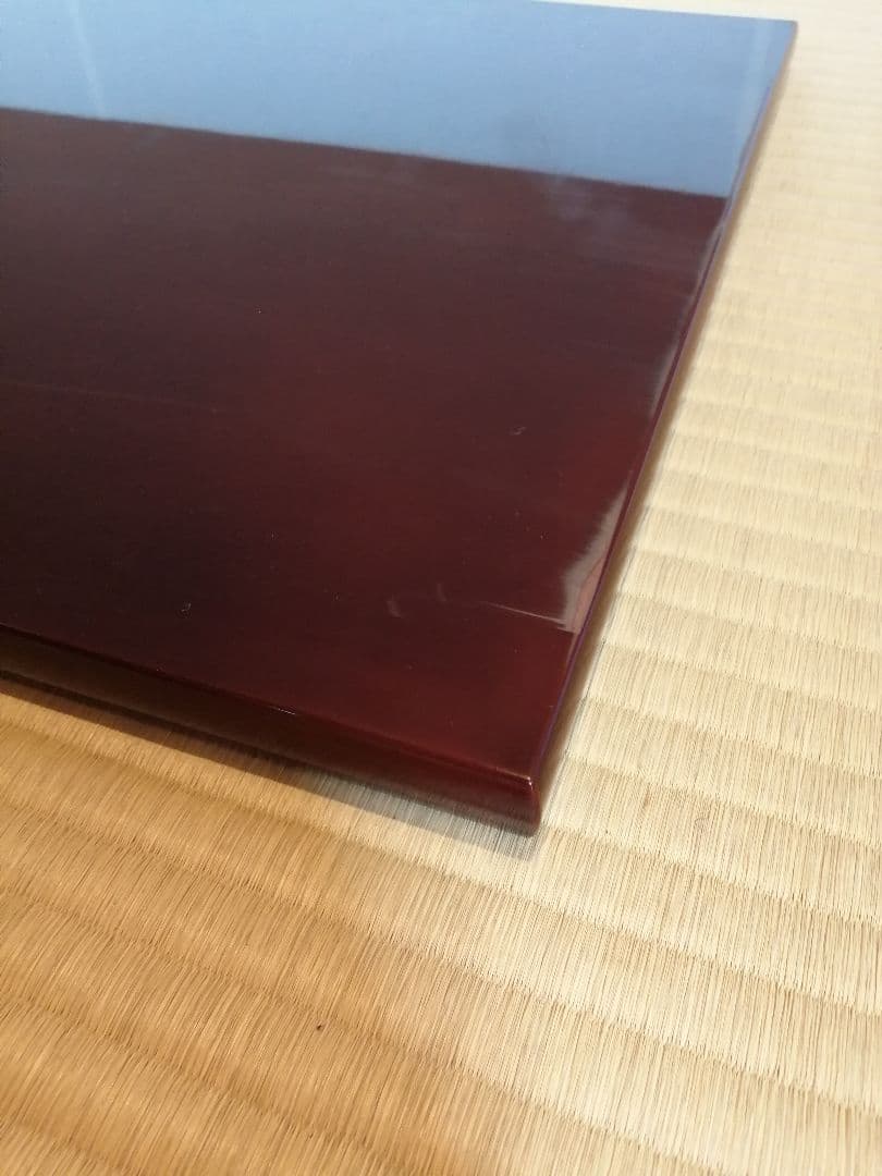 【茶道具】乾老舗造　 溜蝋色塗炉長板　藪内流　長板81