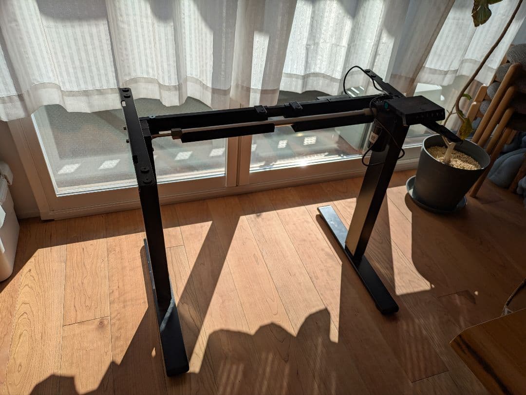 FLEXISPOT EF1-EF1B 電動昇降デスクフレーム ブラック 脚のみ