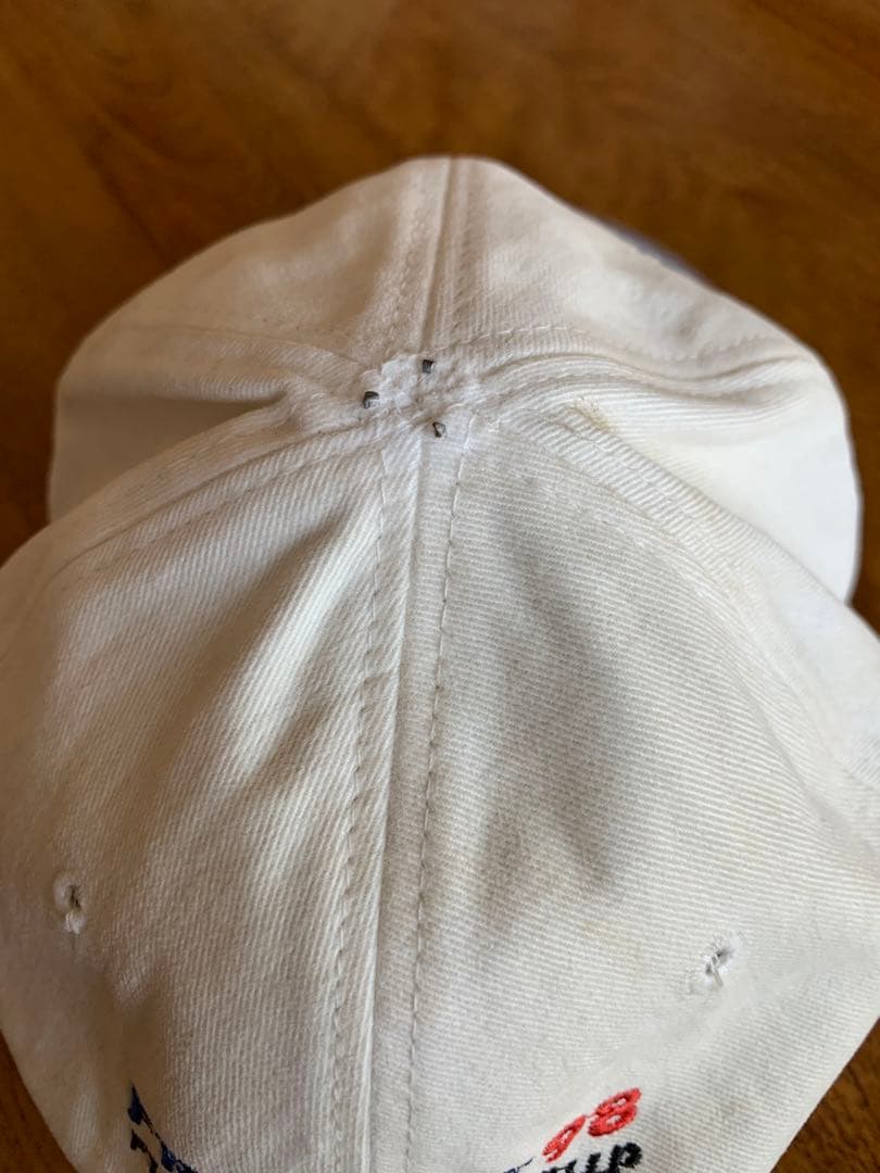 WC´98フランス キャップ 公認商品 青白ツートンカラーキャップは希少