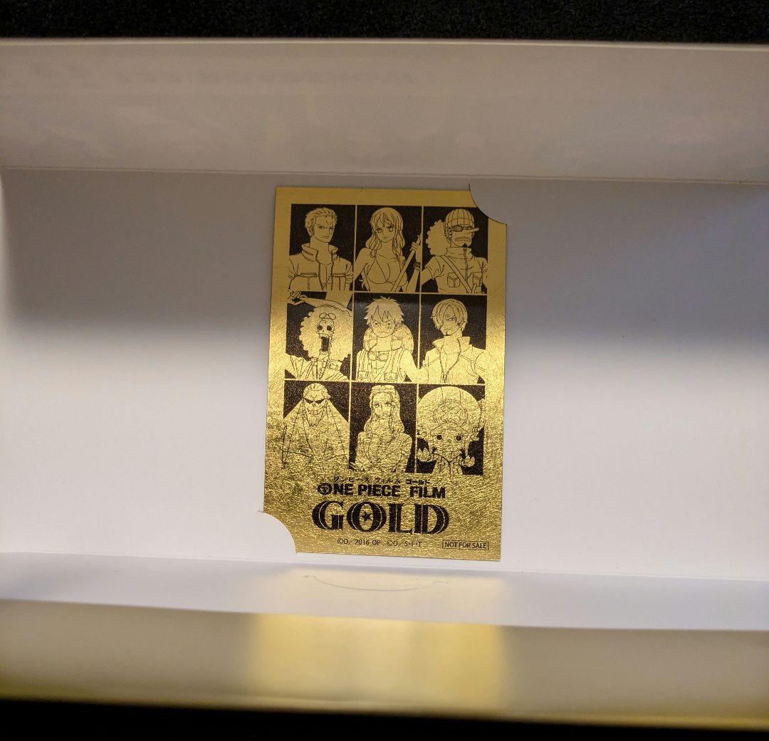 非売品 ワンピース カード 麦わらの一味 ゴールデン抽選会 A賞 金箔 レア