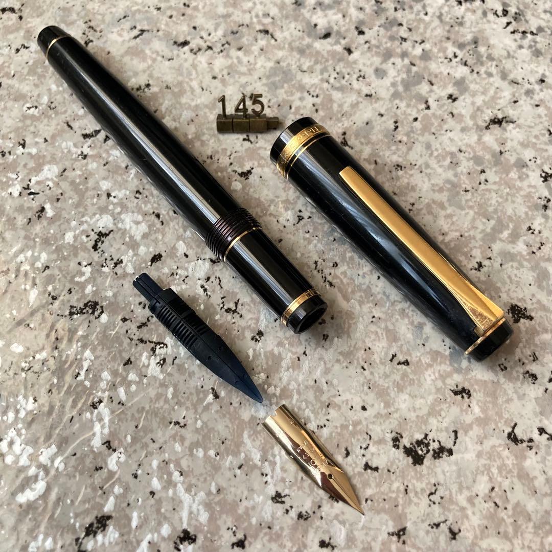 #145 オーバーホール済み 万年筆 PILOT エラボー Elabo 14k