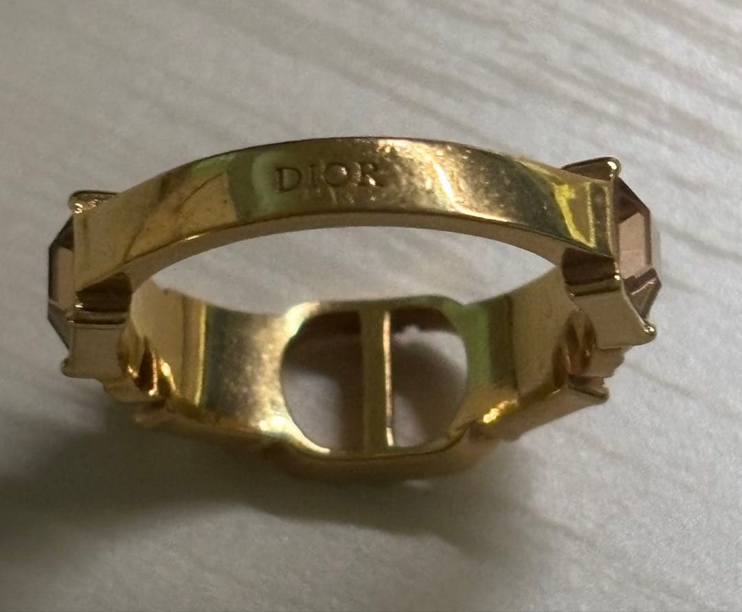 Dior ディオール PETIT CD リング パール クリスタル