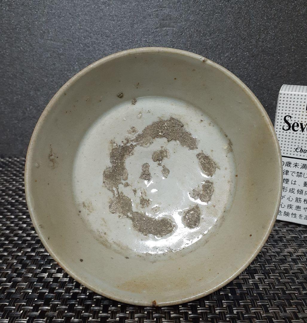 朝鮮古美術 朝鮮古陶磁器 古玩 李朝白磁 堅手 高付碗 茶碗 高麗茶碗 砂