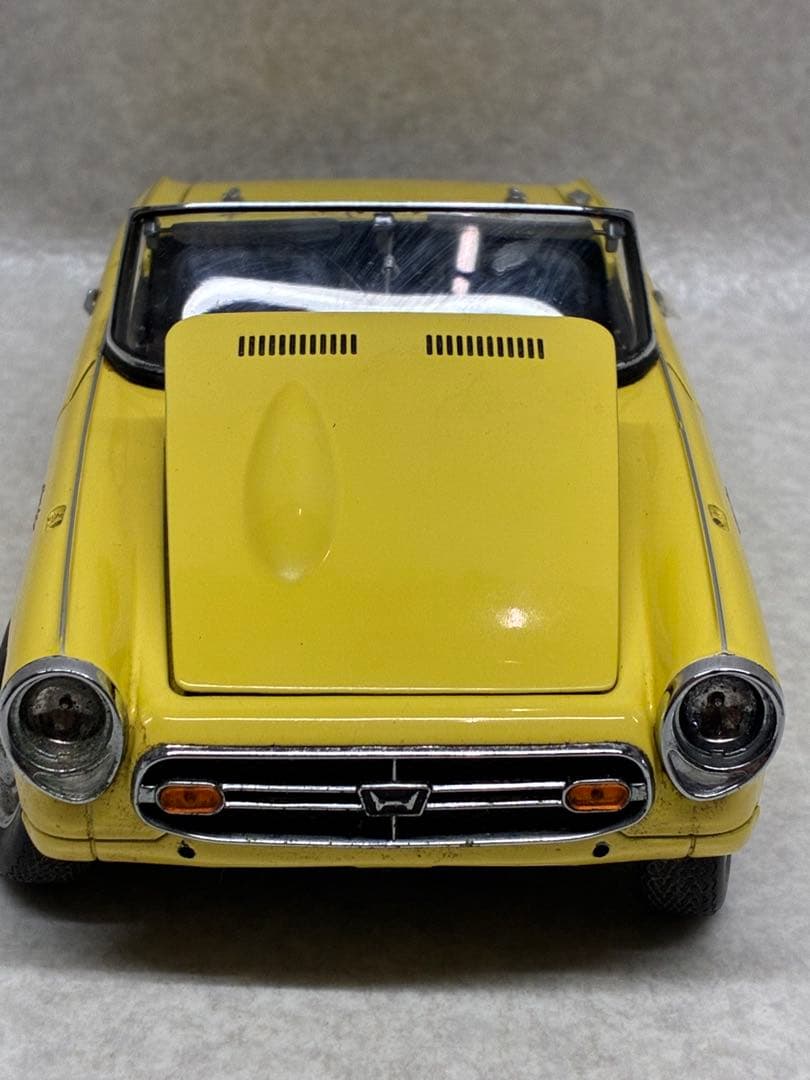 G2）1/18 AUTOart ホンダ S800 エスハチ ゴールデンイエロー AUTOart