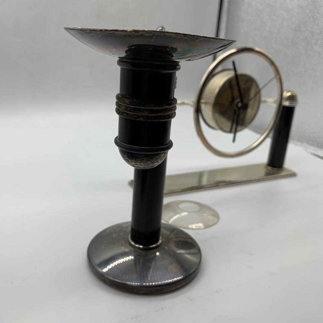 クリストフル 卓上時計 キャンドルスタンド セット 稼働品 - メルカリ