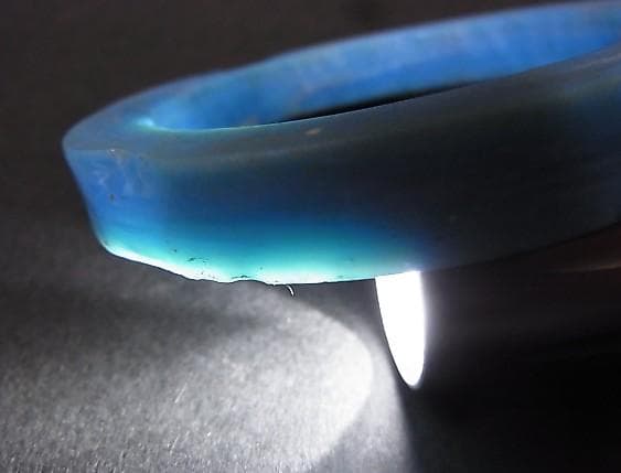 ☆R1005☆古代 青 ガラス ブレスレット ローマングラス 腕輪 - メルカリ